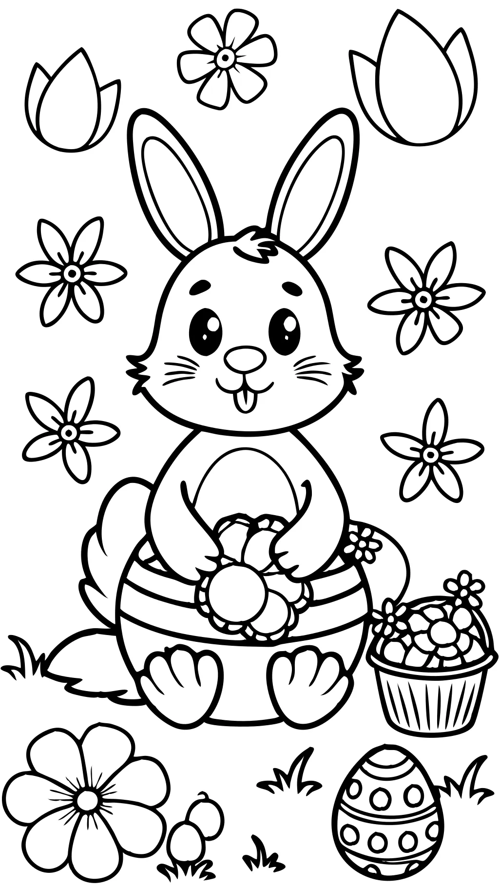 children’s easter coloring pages